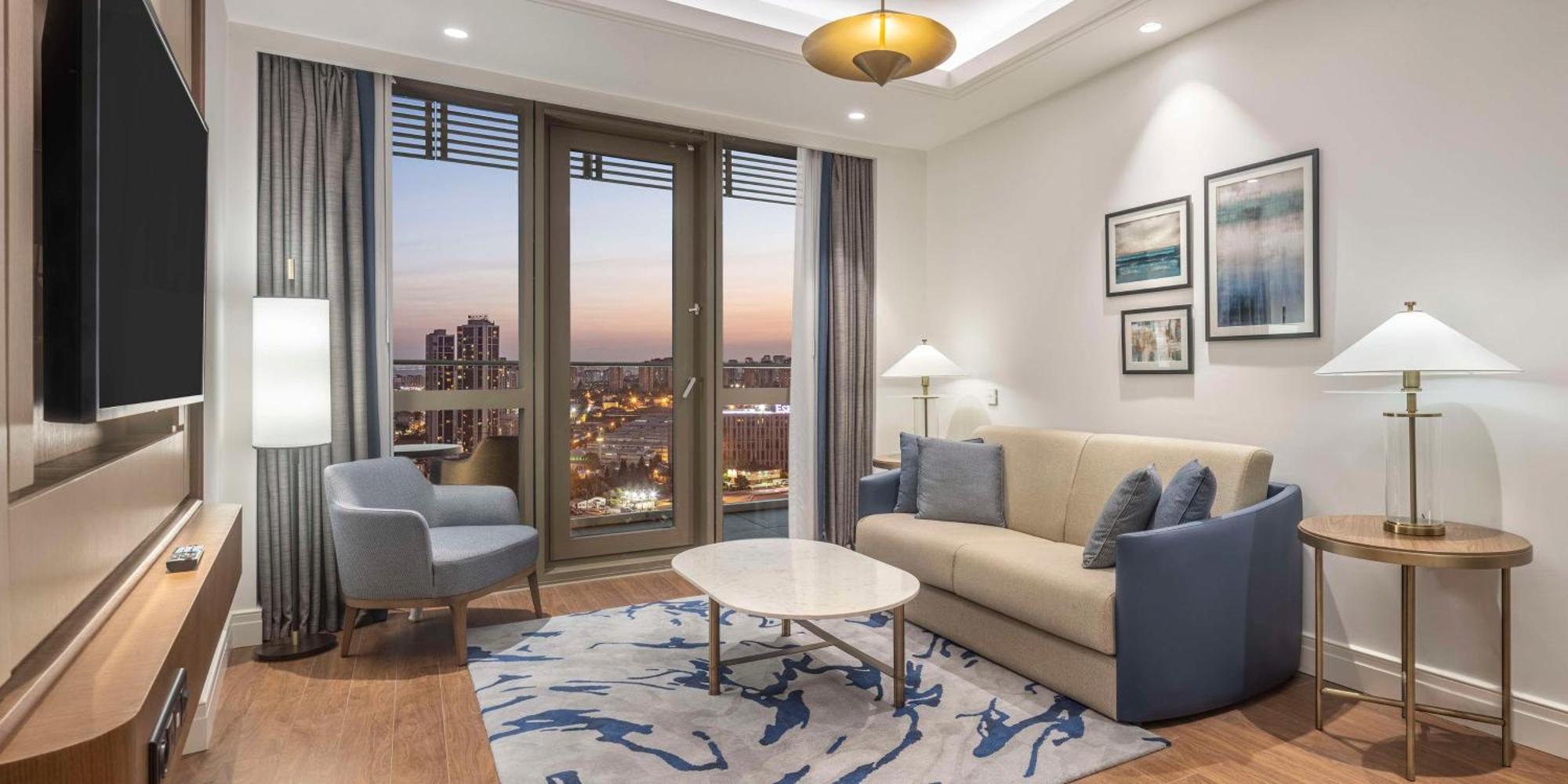 Hilton Mall Of איסטמבול מראה חיצוני תמונה A living room at the hotel